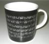 MUG 8,5 cm Coffee cup with notes 