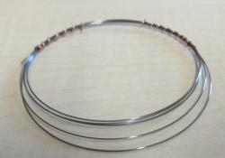 Piano wire round  RSLAU 0.40 mm  #5 / Meter 