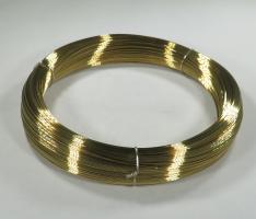 BRASS WIRE 0,65 mm 250 Gramm 