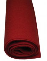Mechanikfilz -Rot- 1 mm 45 cm breit 