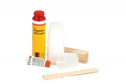 Polyester transparent zum ausgieen von Schadstellen 