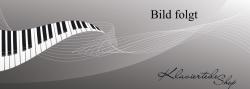 Piano bench white satin - Velvet black 